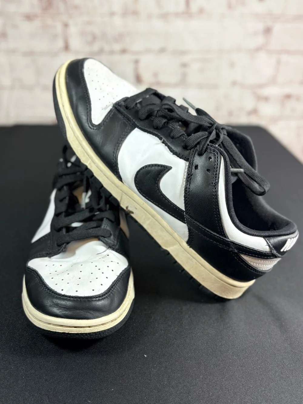 Nike Black and White Low-Top Sneakers